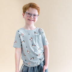 Toddler Crew Neck Tee in Mallard Duck