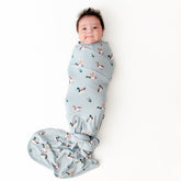 Swaddle Blanket in Mallard Duck