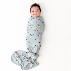 Swaddle Blanket in Mallard Duck