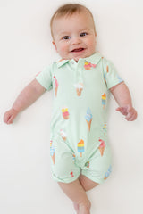 Polo Shortall in Mint Ice Cream