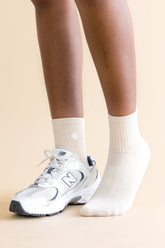 Adult Crew Socks in Oat