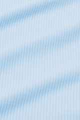 Ribbed Zipper Footie in Breeze