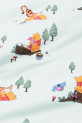 Women's Oversized V-Neck Tee in Winnie the Pooh Hundred Acre Wood