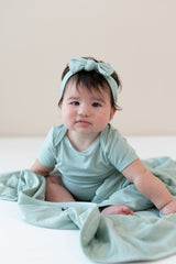 Baby Blanket in Sage 1.0