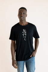 Men's Crew Neck Tee in Skeleton