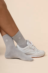 Adult Crew Socks in Storm