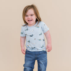 Toddler Basic Tee in Take Off