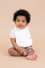 Terry Pocket Bib in Cloud