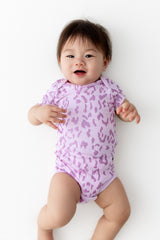 Bodysuit in Thistle Leopard
