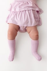 Knee High Socks in Thistle