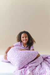 Standard Pillowcase in Thistle Leopard