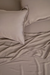 Bamboo Sateen Sheet Set in Truffle