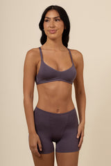 Women's Boxer in Currant