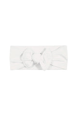 Knotted Bow Headband in Cloud