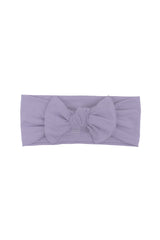 Knotted Bow Headband in Taro