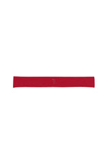 Knotted Bow Headband in Cardinal