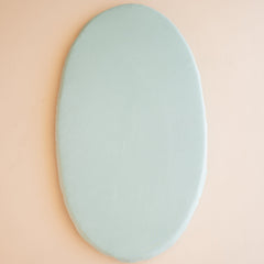 Oval Bassinet Sheet in Sage