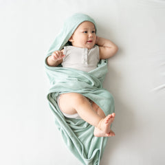 Hooded Bath Towel in Sage