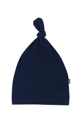 Knotted Cap in Navy