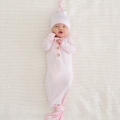 Knotted Day Gown with Hat Set in Sakura