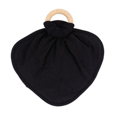 Lovey in Midnight with Removable Wooden Teething Ring