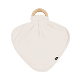 Lovey in Oat with Removable Wooden Teething Ring