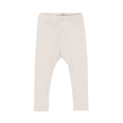 Ribbed Leggings in Oat