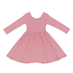 Long Sleeve Twirl Dress in Apple Blossom