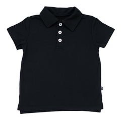Toddler Short Sleeve Polo in Midnight