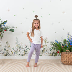 Toddler V-Neck Tee in Snow
