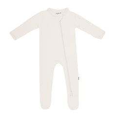 Zippered Footie in Oat