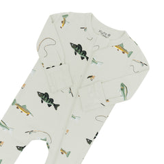 Zippered Romper in Fishing