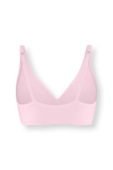 Women's Cross Front Bralette in Peony