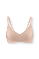 Women's V-Neck Bra in Chai