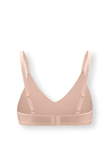 Women's V-Neck Bra in Chai