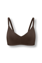 Women's V-Neck Bra in Toffee