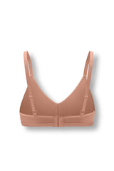 Women's V-Neck Bra in Latte