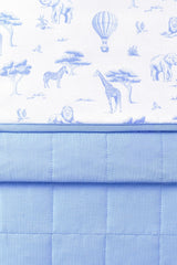 Baby Blanket in Toile Safari