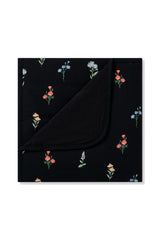 Baby Blanket in Midnight Wildflower 1.0