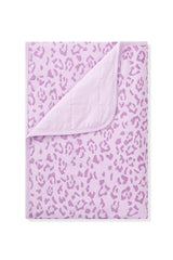 Toddler Blanket in Thistle Leopard 1.0