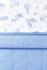 Toddler Blanket in Toile Safari 1.0