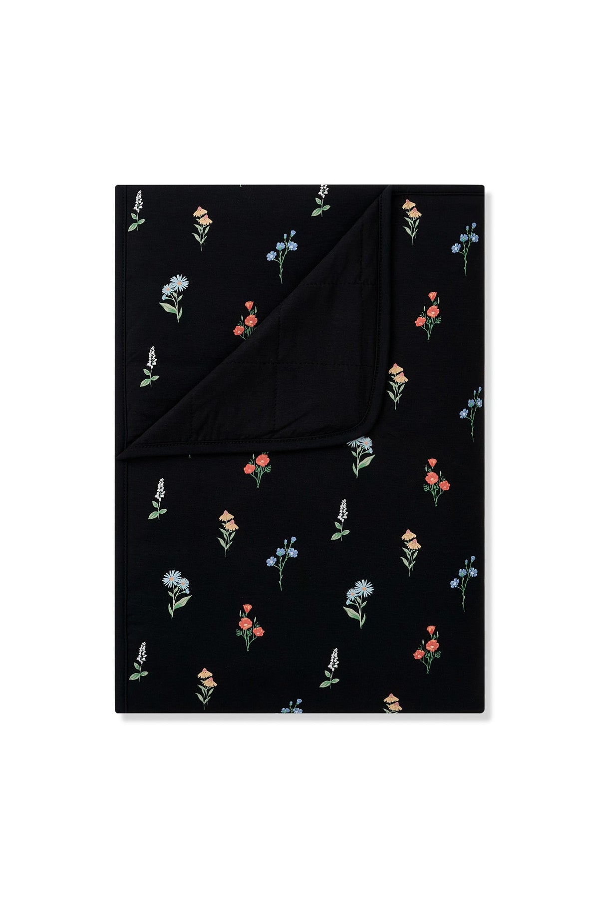 Toddler Blanket in Midnight Wildflower 1.0