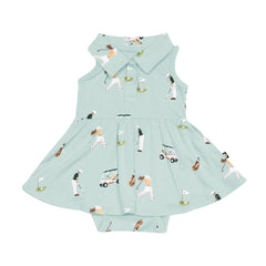 Polo Bodysuit Dress in Golf