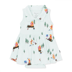 Polo Bodysuit Dress in Winnie the Pooh Hundred Acre Wood
