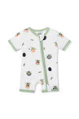 Zipper Shortall Romper in Grogu™