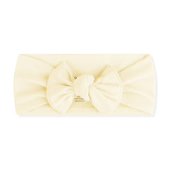 Knotted Bow Headband in Chamomile