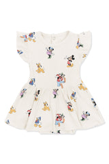 Twirl Bodysuit Dress in Mickey Mouse and Friends