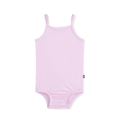 Spaghetti Strap Leotard in Thistle