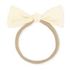 Tiny Nylon Bow in Chamomile