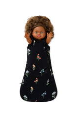 Baby Doll Sleep Bag in Midnight Wildflower